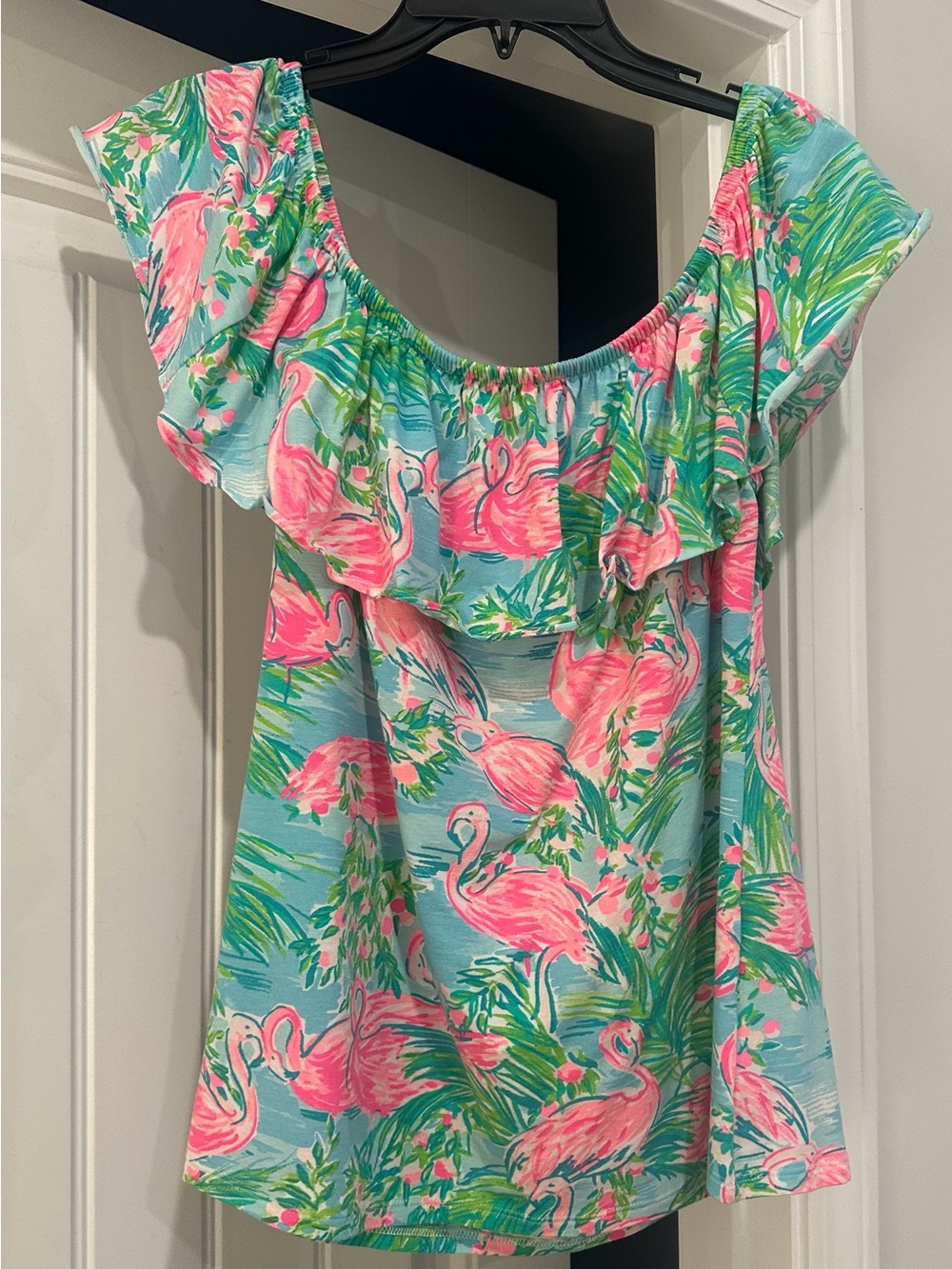 Lilly Pulitzer La Fortuna Off-The-Shoulder Top